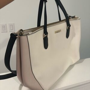 Elegant Black and Cream Women's Tote Bag